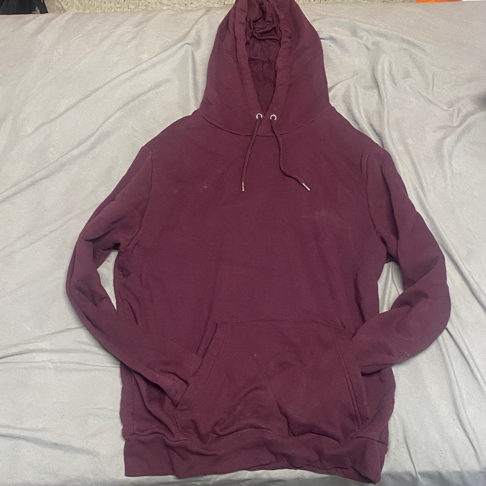 Men's Burgundy Hoodie